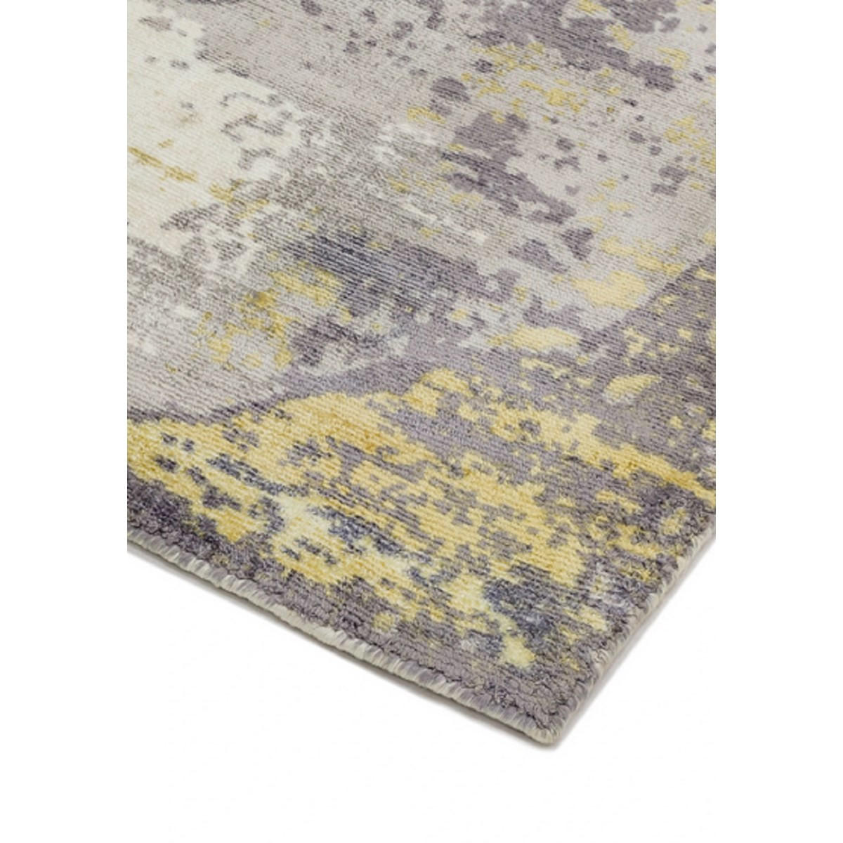 TEPPICH Moderner handgefertigter für Wohn- und Schlafzimmer von BYGAT Gold 120 x 170 cm - Gelb, Textil (120/170cm) - Novatrend
