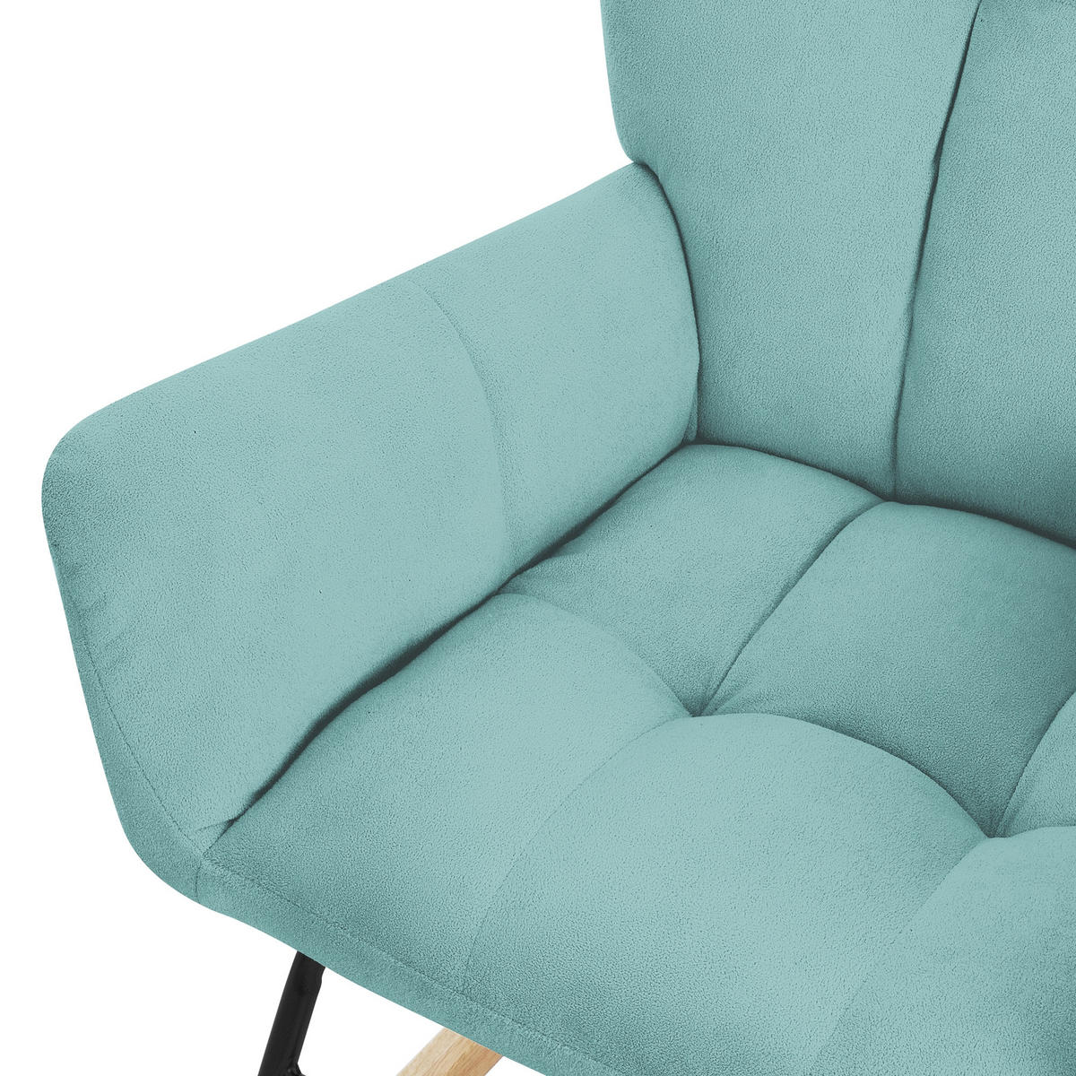 SCHAUKELSESSEL - Mintgrün, Metall (88/95/69cm) - ML-DESIGN