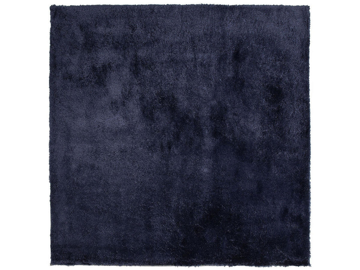 SHAGGY-TEPPICH Evren 200/200 cm - Blau, Kunststoff (200/200cm) - Beliani