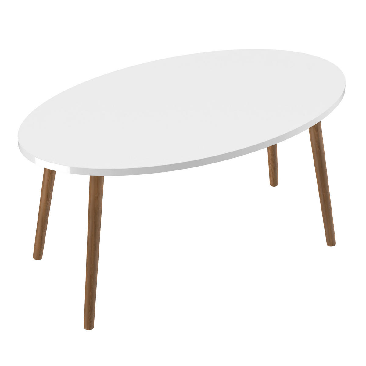 KONFERENČNÍ STOLEK Sindal 90/50/41 cm - bílá, dřevo (50/90/41cm) - [en.casa]
