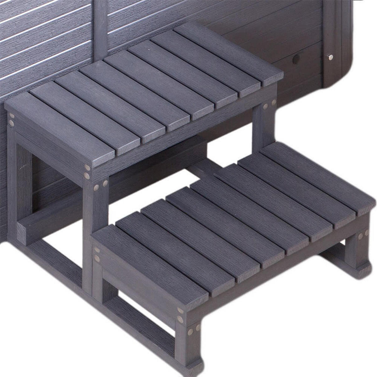OUTDOOR WHIRLPOOL MASI - Anthrazit, Kunststoff (62/40/54cm) - Home Deluxe