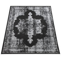 OUTDOORTEPPICH 120/160 cm Kraft 191 - Grau, Textil (120/160cm) - Paco Home