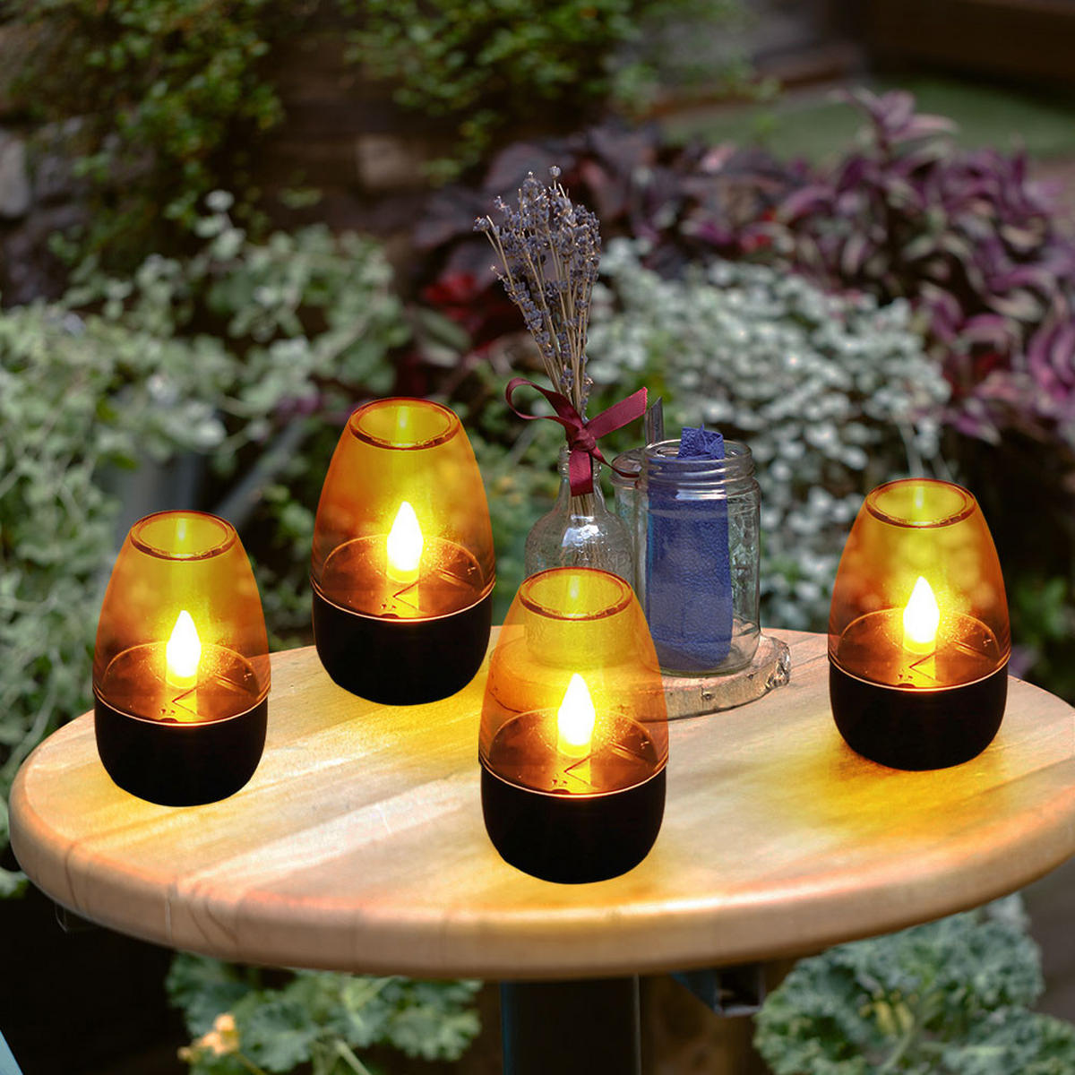 LED AUSSENLEUCHTE Edelstahl Grau - Grau, Kunststoff/Metall (6/6/9cm)