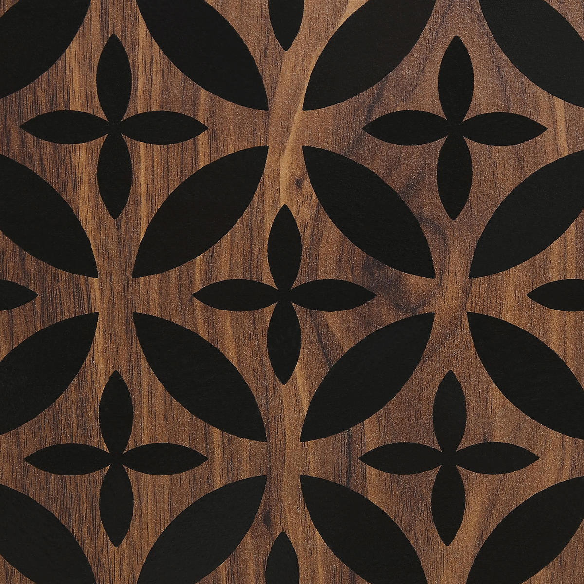TV-MÖBEL Dunkelbraun, Schwarz Prescot 40/140/45 cm - Dunkelbraun, Holzwerkstoff (140/45/40cm) - Beliani