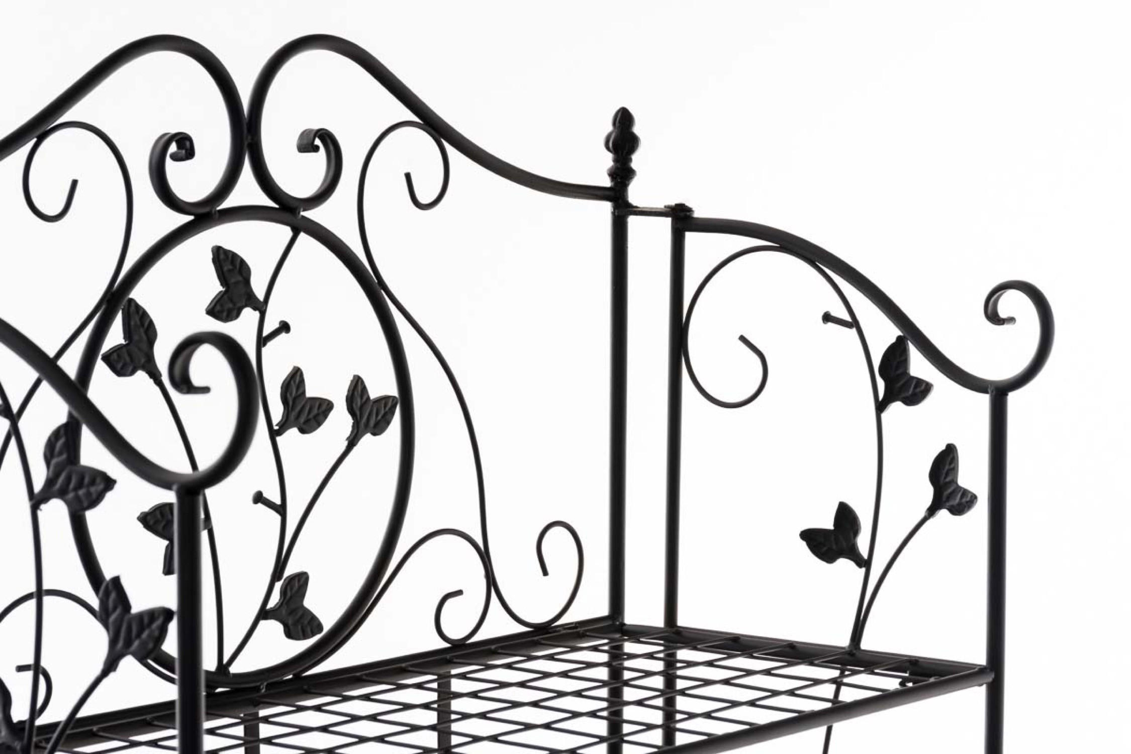 STANDREGAL Remus schwarz - Schwarz, Metall (58/118/33cm) - TPFGarden