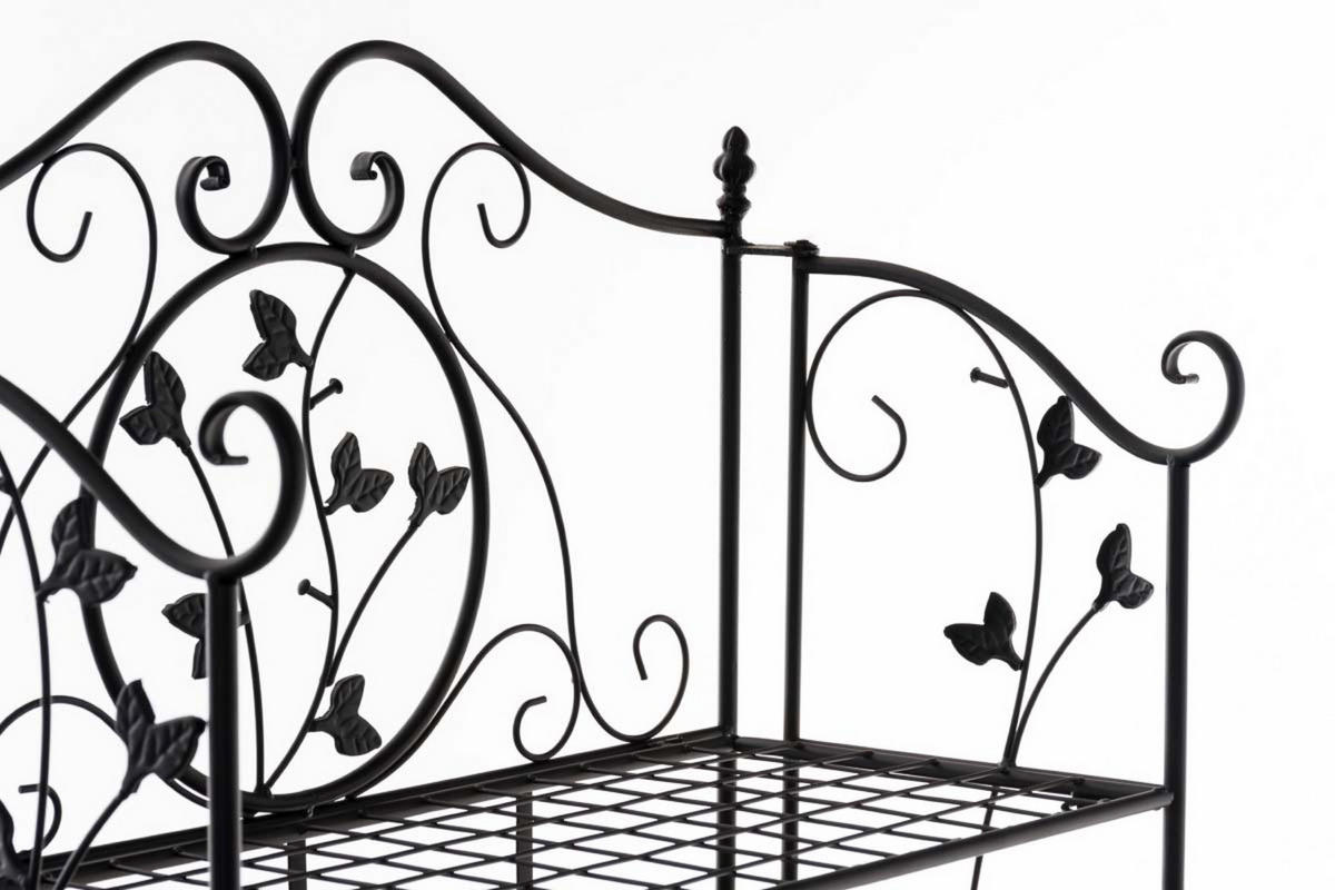 STANDREGAL Remus schwarz - Schwarz, Metall (58/118/33cm) - TPFGarden