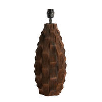 LAMPENFUSS Takabe Braun Ø21/46 cm - Braun, Holz (21/21/46cm) - Light & Living