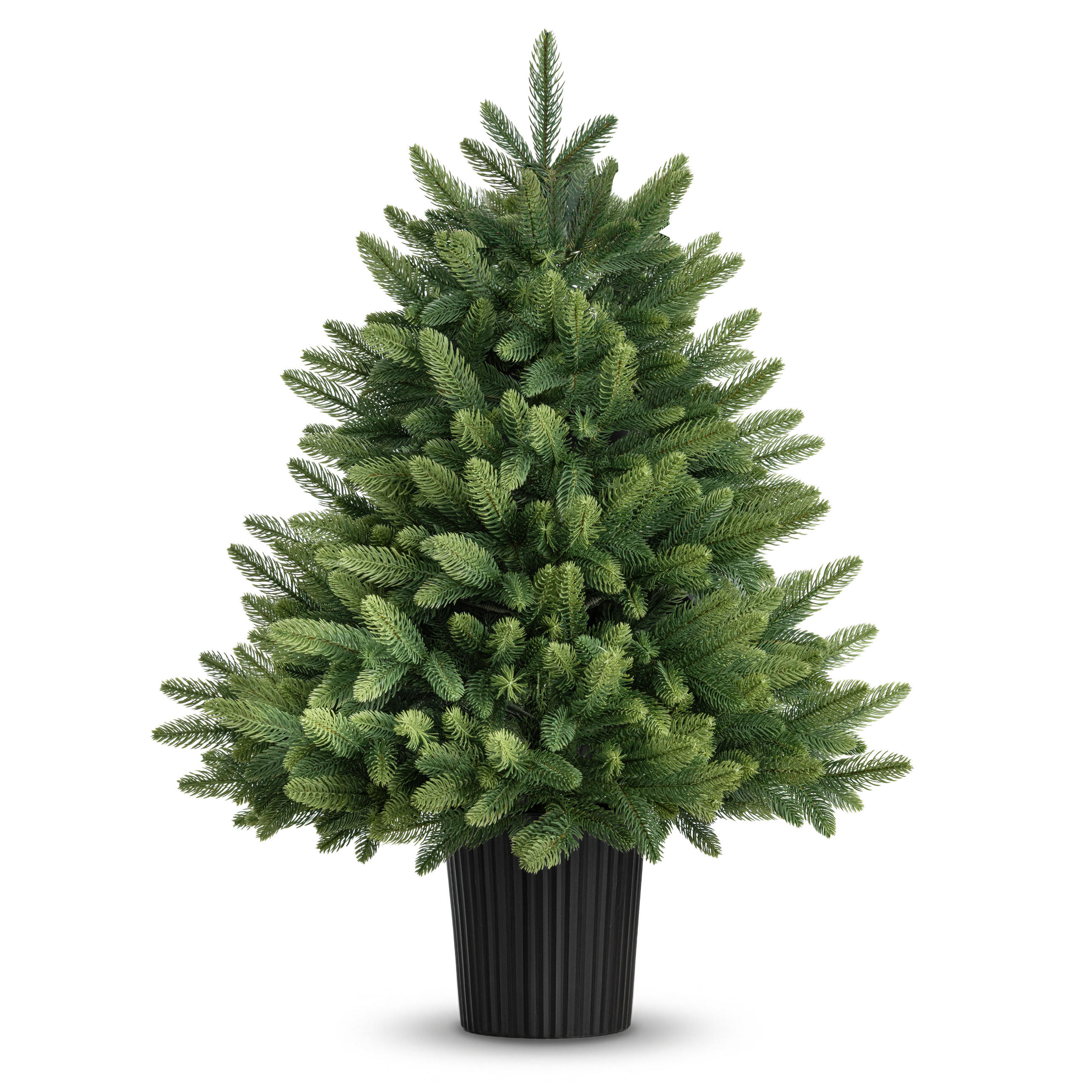 WEIHNACHTSBAUM mit PE-Spritzguss-Nadeln, 90 cm - Grün, Kunststoff (90cm) - Merry Tree