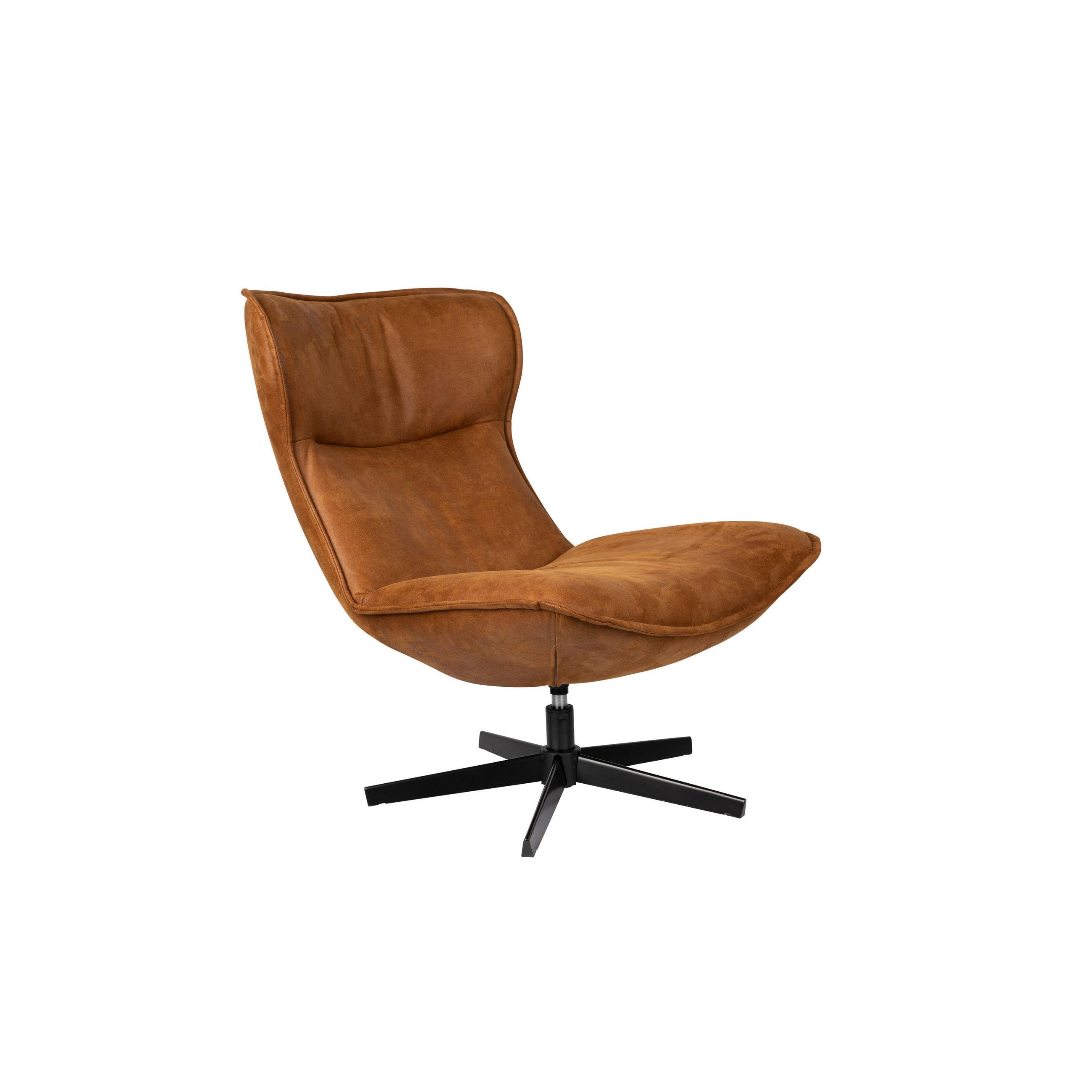 SESSEL John Cognac - Braun, Kunststoff (81/92/92cm) - Housecraft Living