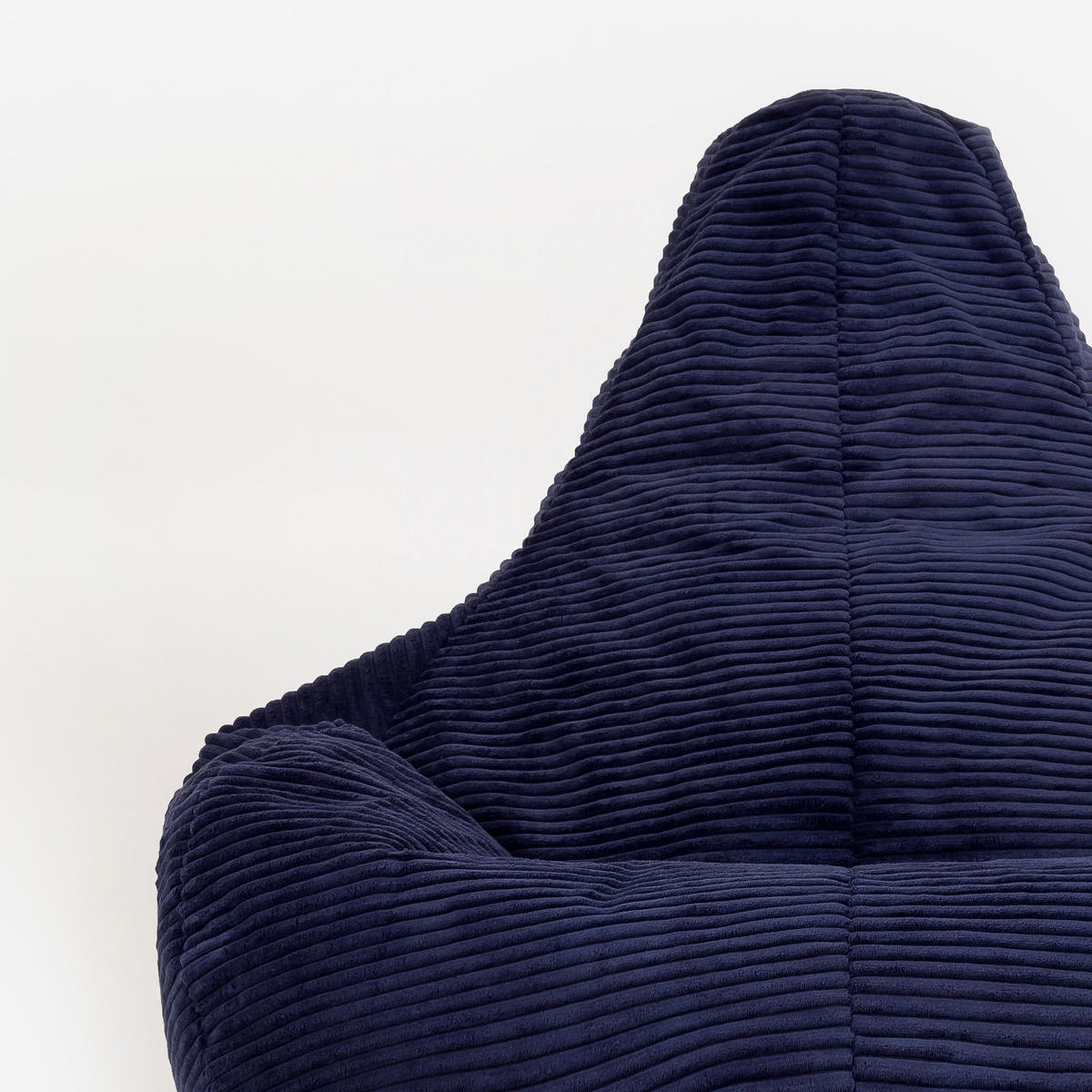 SITZSACK Dalton mit Hocker - Dunkelblau, Textil (90/73/84cm) - icon