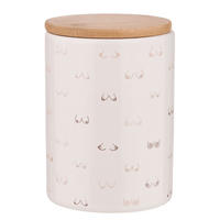 AUFBEWAHRUNGSDOSE (4er Set) Queen It - Beige, Keramik (10/14/10cm) - BUTLERS