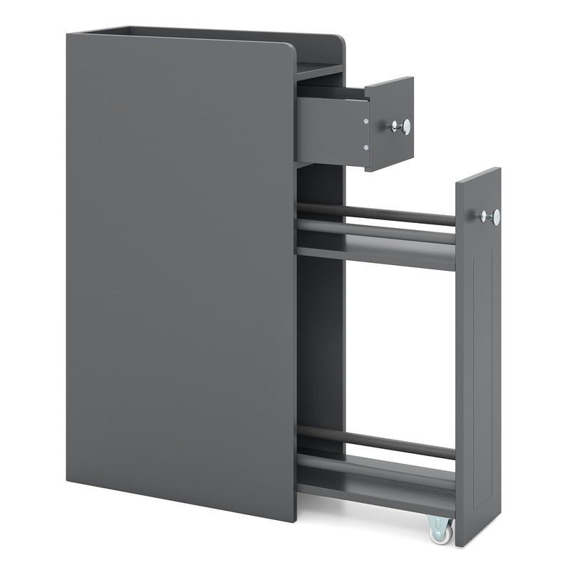 Costway Nischenschrank Grau 40x70x18 cm