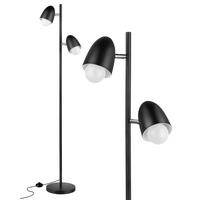 STEHLEUCHTE FL1101A Industrie Design - Schwarz, Metall (25/25/170cm) - LOVHAUS
