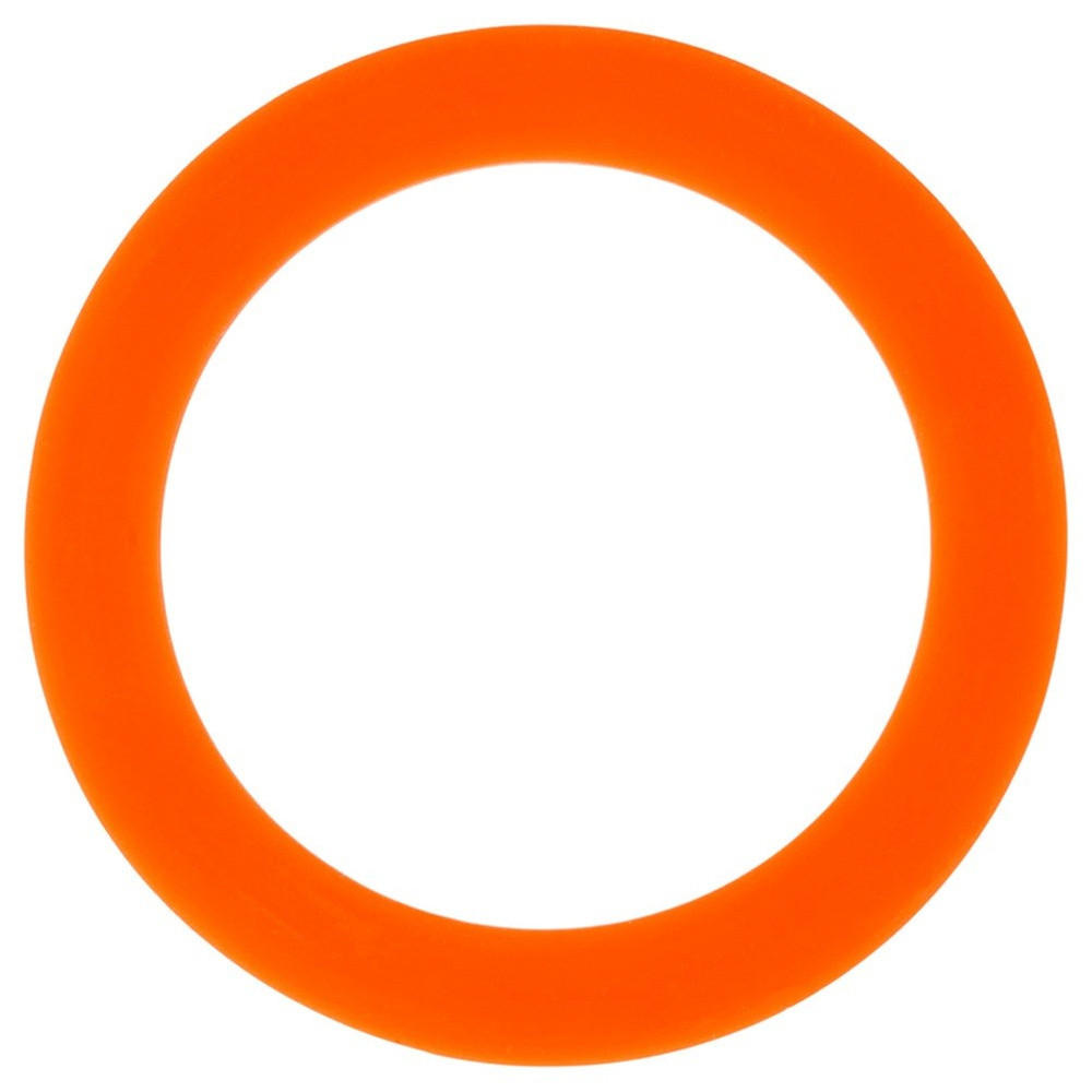 DICHTUNGSRINGE Silikon 8,1 cm 6-teilig Orange - Orange, Kunststoff (1L) - Orion 