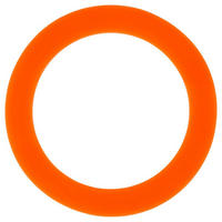 DICHTUNGSRINGE Silikon 8,1 cm 6-teilig Orange - Orange, Kunststoff (1L) - Orion 
