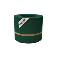 SICHTSCHUTZSTREIFEN Rille PP für Doppelstabmatten Zaun Grün 26m - Grün, Kunststoff (2600/19cm) - ZAUN|ZU
