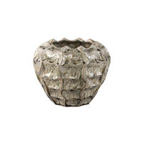 TOPF Cedric Beige 23.5/23.5/19.5cm - Beige, Keramik (19.5cm) - PTMD Collection