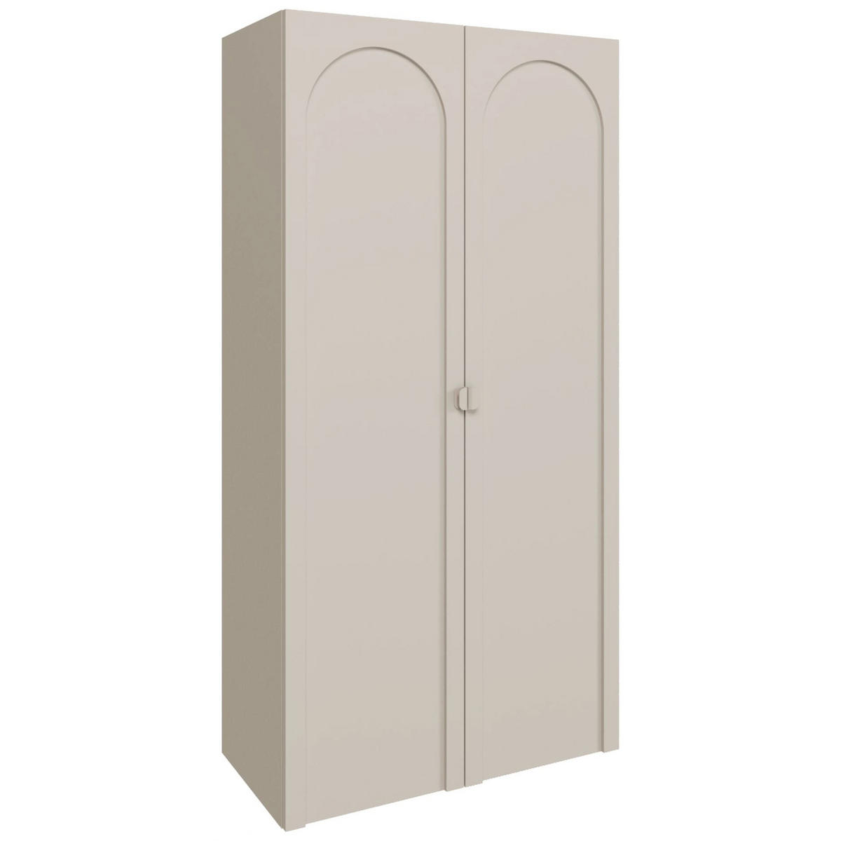 ŠATNÍKOVÁ skriňa Arkadia kašmírovo sivá, 2-dverová, 100 cm - taupe, kompozitné drevo (100/200/53cm) - Selsey