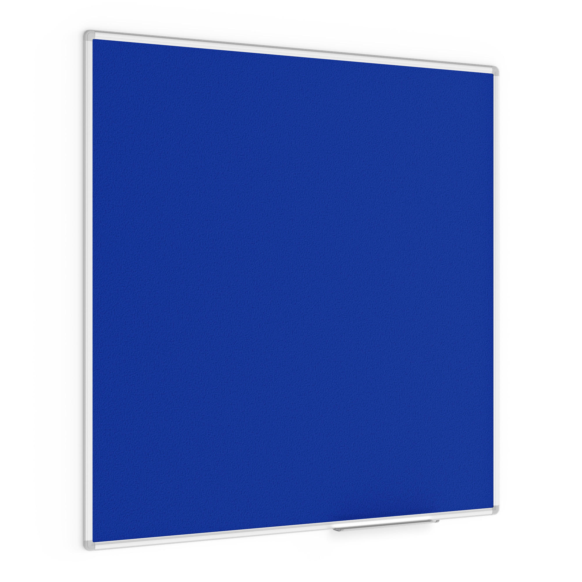 FILZTAFEL mit Aluminiumrahmen 120x120, Blau - Blau, Metall (120/120/1.6cm) - ALLboards