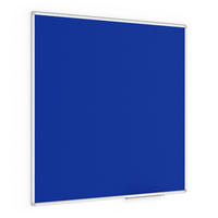 FILZTAFEL mit Aluminiumrahmen 120x120, Blau - Blau, Metall (120/120/1.6cm) - ALLboards