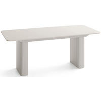 ESSTISCH Riven rechteckig ausziehbar verlängerbar mit Butterfly-Auszug, Kaschmir 180-276/90/76 cm - Kaschmir/Beige, Holzwerkstoff/Metall (90/276/76cm) - WFL GROUP