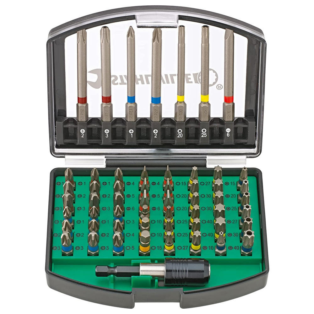 BIT-SET, 56-teilig, inkl. Bithalter - Multicolor, Kunststoff (125/90/45cm) - Stahlwille