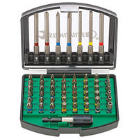 BIT-SET, 56-teilig, inkl. Bithalter - Multicolor, Kunststoff (125/90/45cm) - Stahlwille