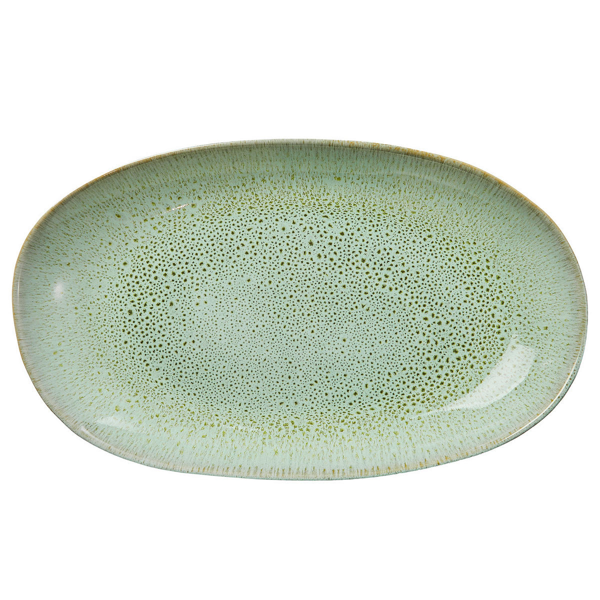 SERVIERPLATTE Tavira - Grün, Keramik (22/4.5/36cm) - Butlers