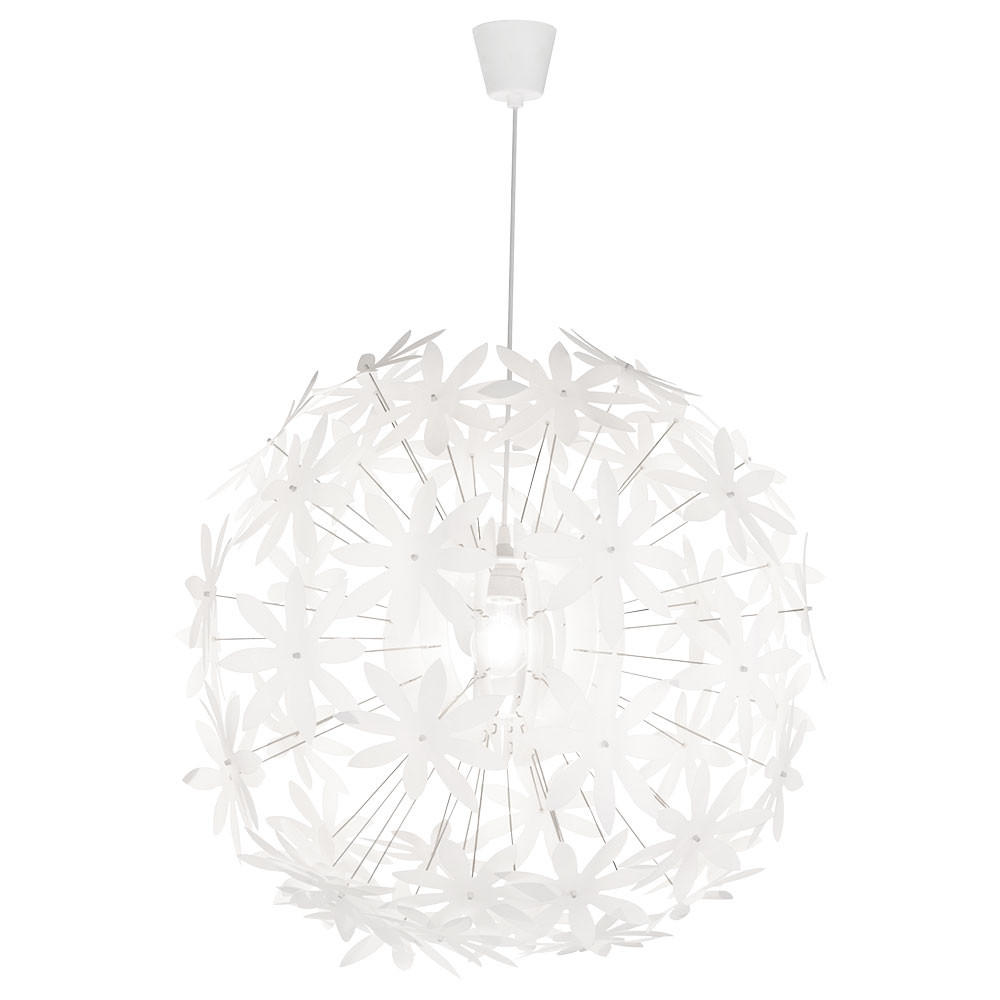 LED HÄNGELEUCHTE Stella Weiß - Weiß, Kunststoff (60/60/150cm) - Globo Lighting