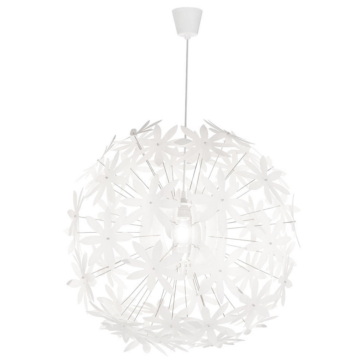 LED HÄNGELEUCHTE Stella Weiß - Weiß, Kunststoff (60/60/150cm) - Globo Lighting