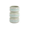VASE Macaron 9/9/19 cm - Grün, Keramik (19cm) - Present Time