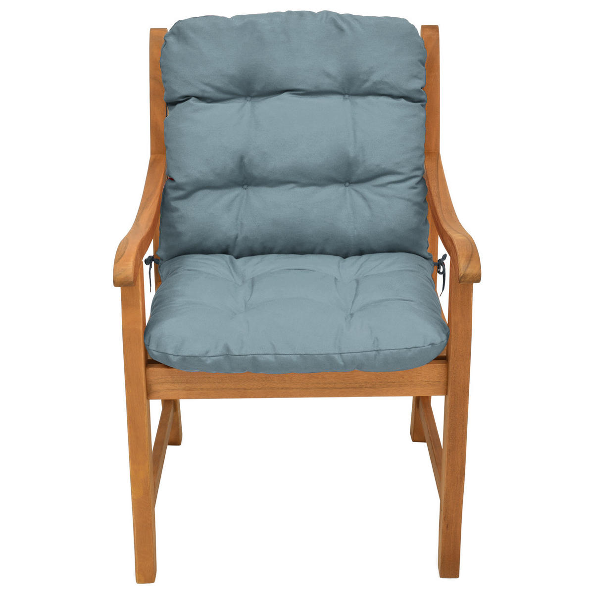 NIEDERLEHNER Flair NL 100x50x8cm Taubenblau (2tlg) - Blaugrau, Textil (50/100cm) - Beautissu 