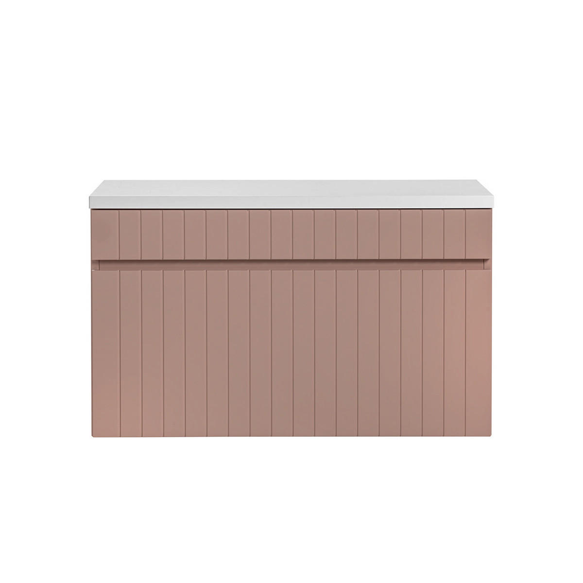 WASCHTISCHUNTERSCHRANK 80.4cm Zelie Rose - Pink, Holzwerkstoff (80.4/48/46cm) - Petits-meubles