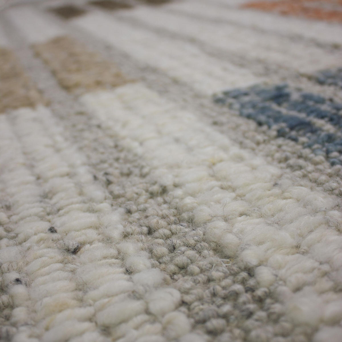 WOLLTEPPICH ALDER, geometrisch, Bunt, 140 x 200 cm - Multicolor, Textil (200/140cm) - KADIMA DESIGN