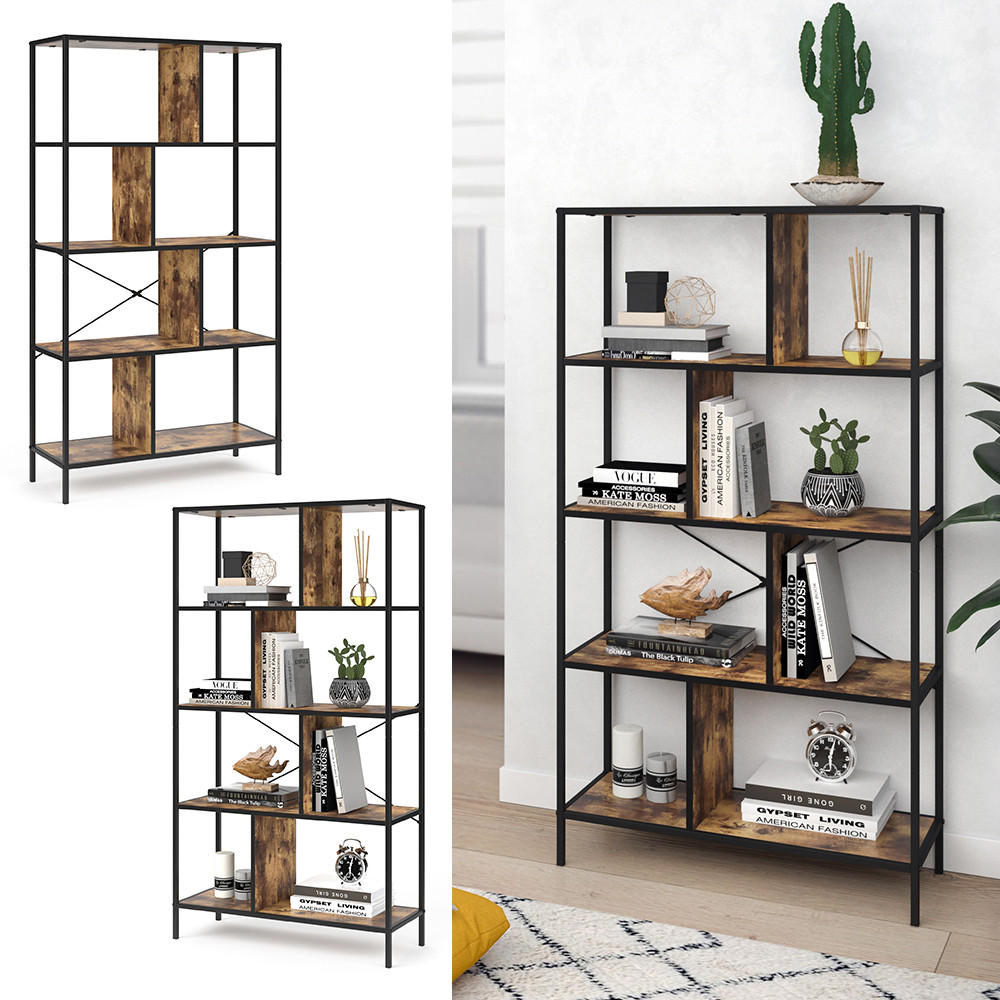 BÜCHERREGAL Fyrk Antikholz 80 x 146 cm - Alteiche, Holzwerkstoff (80/146/30cm) - Vicco