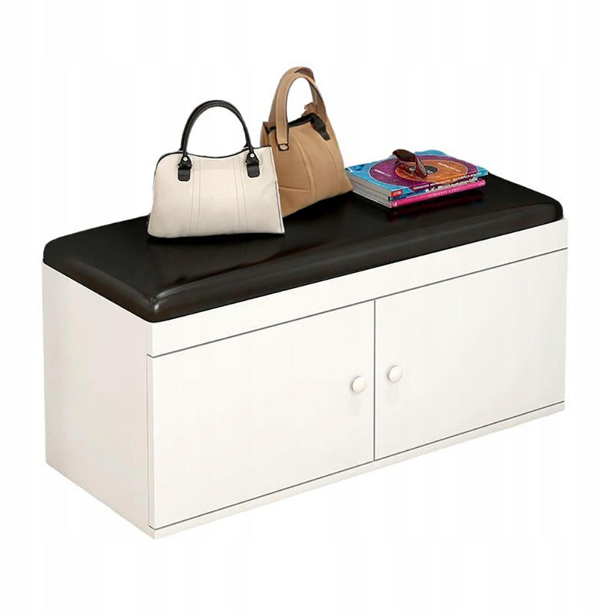 SCHUHSCHRANK modern 60/35/32 cm - Weiß, Holz (60/32cm) - MUVU