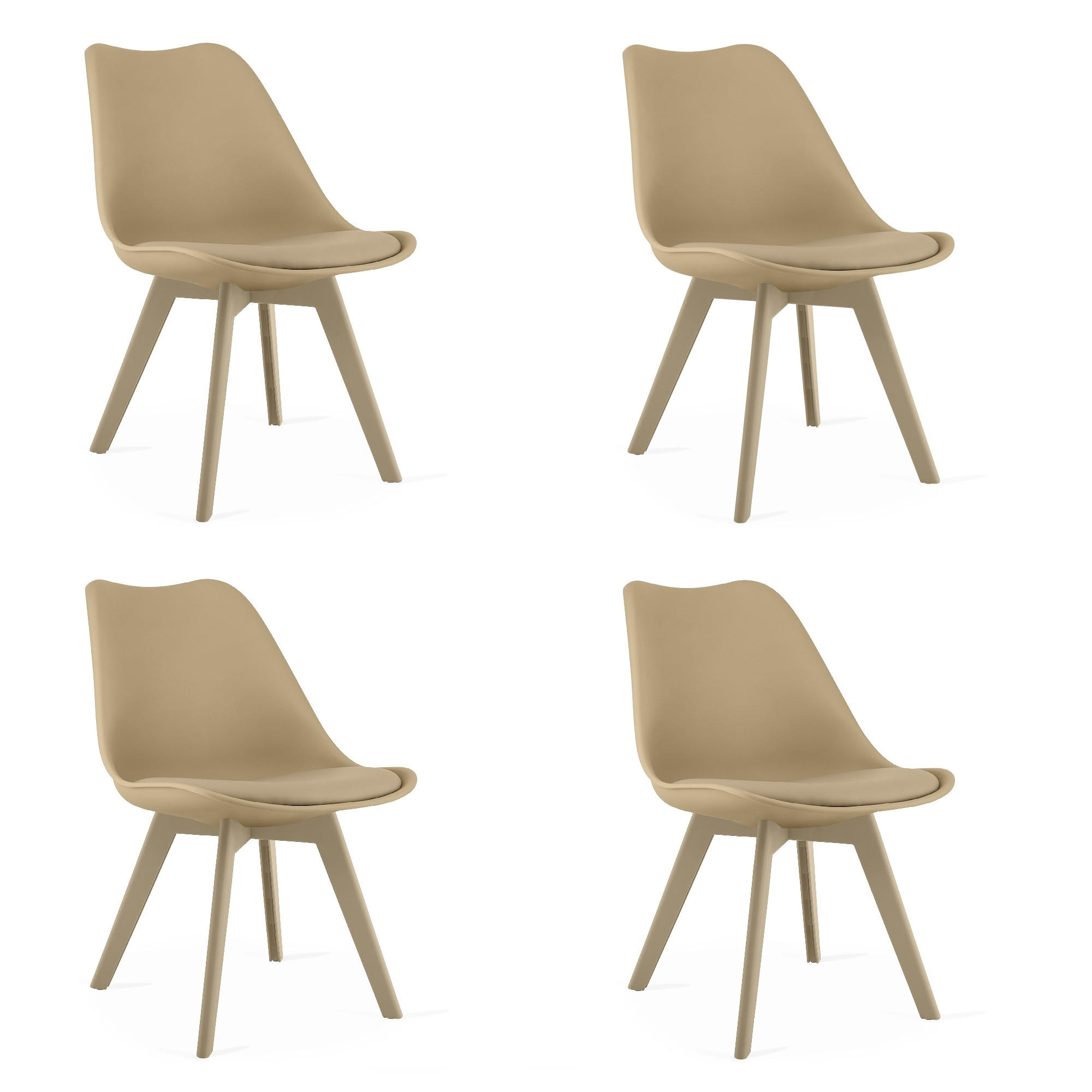 Valora Esszimmerstuhl Beige 49x82x43 cm