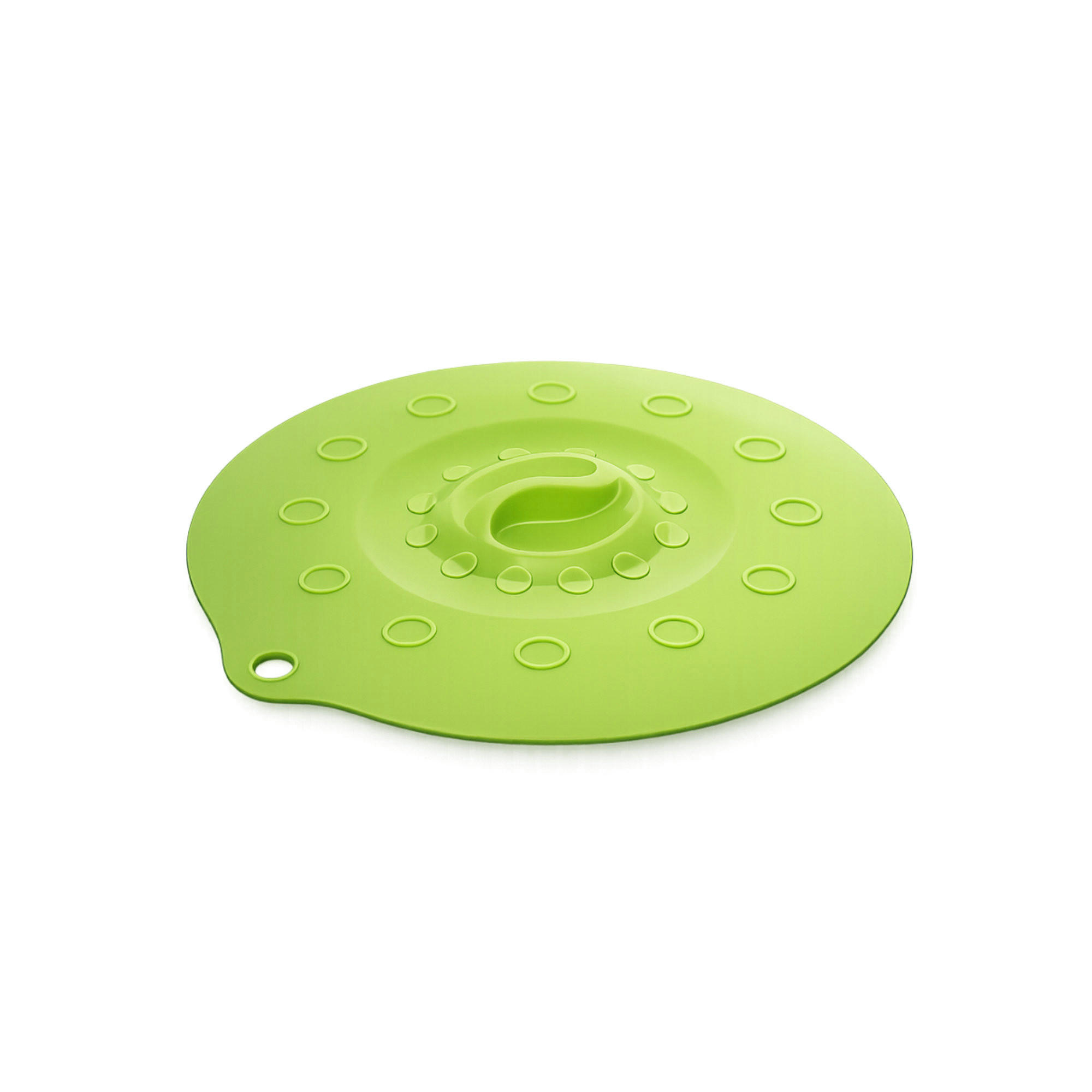 SILIKONDECKEL 18cm „FUNNY KITCHEN“ grün - Grün, Kunststoff (18cm) - Magu Cera