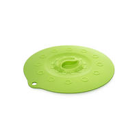 SILIKONDECKEL 18cm „FUNNY KITCHEN“ grün - Grün, Kunststoff (18cm) - Magu Cera