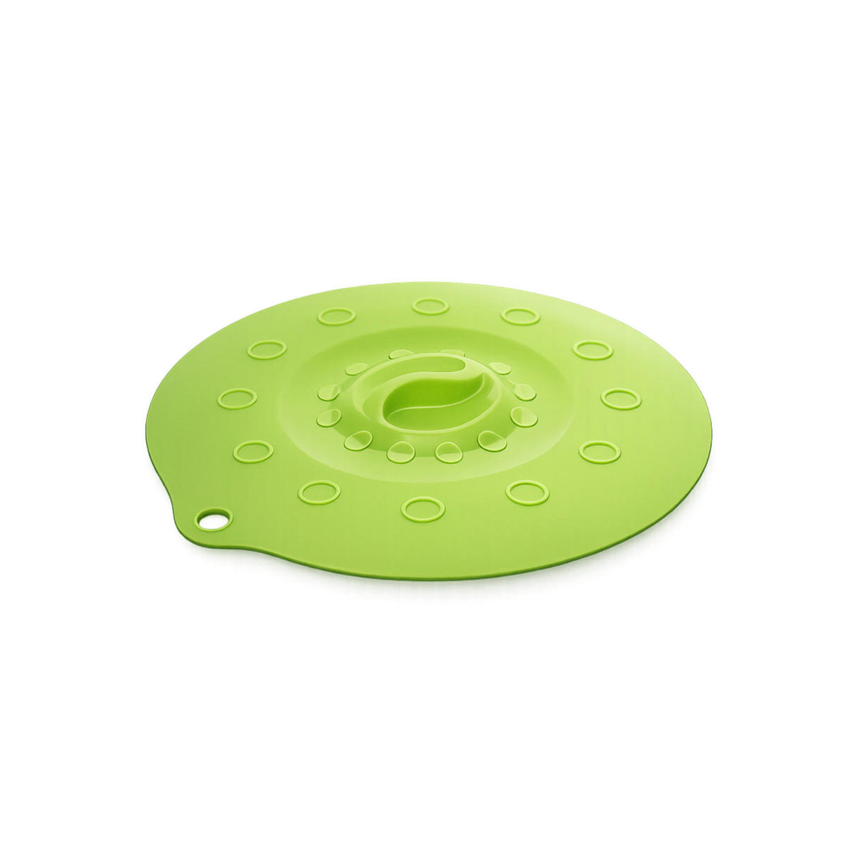 SILIKONDECKEL 18cm „FUNNY KITCHEN“ grün - Grün, Kunststoff (18cm) - Magu Cera