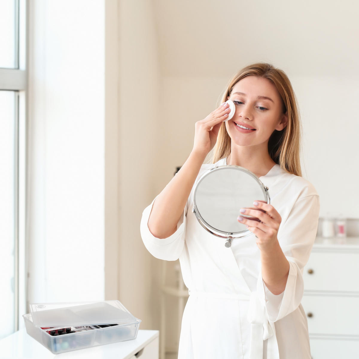 AUFBEWAHRUNGSBOX - Transparent, Kunststoff (32/7/24.5cm) - Relaxdays