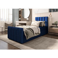 BOXBETT Adelle V Dunkelblau 80x200 cm - Dunkelblau, Textil (80/200cm) - B&B Home