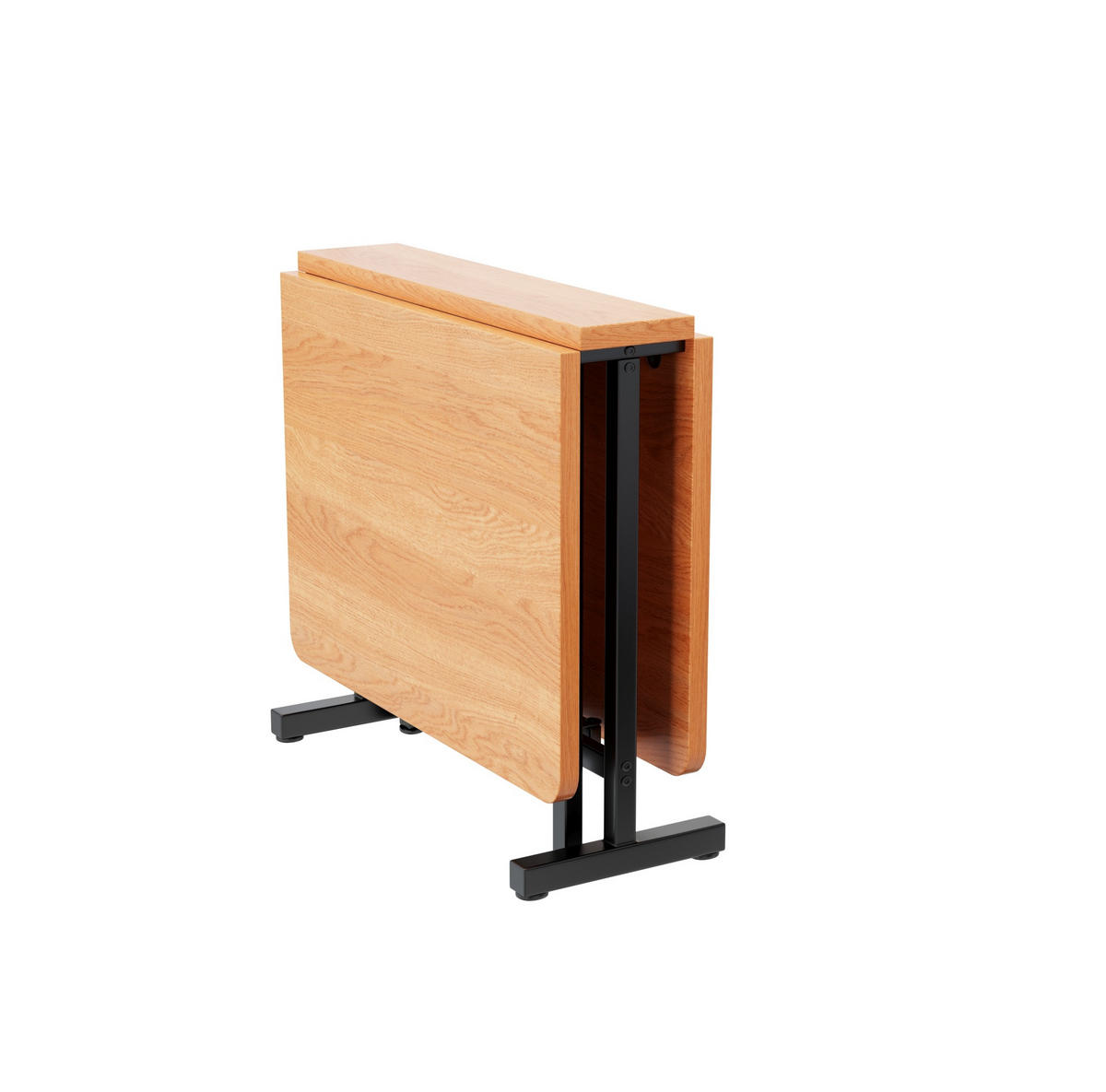ESSTISCH 120/80 cm ausziehbar und klappbar mit Stauraumfunktion, Amerikanische Weißeiche - Eichefarben, Holzwerkstoff (120/80/75cm) - Redom