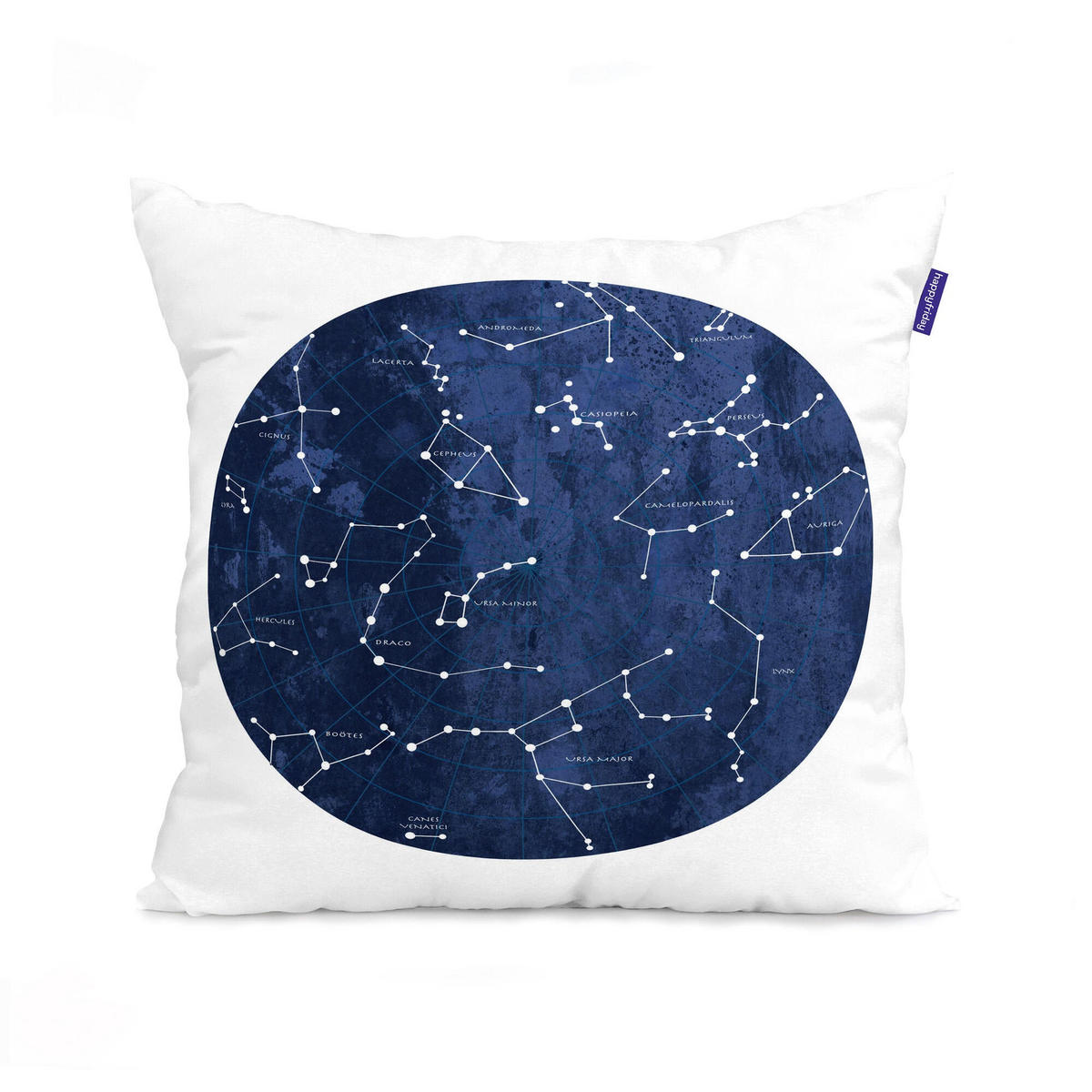 KISSENBEZUG cosmos 50x50 + 50x30 cm mehrfarbig - Multicolor, Textil (50/50cm) - Happy Friday