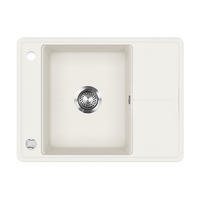 SPÜLBECKEN Osaka Weiß 67 x 50 cm - Weiß, Keramik (67/20/50cm) - Bergstroem