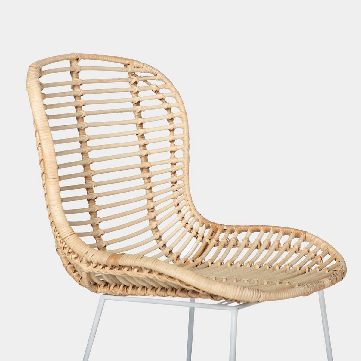 GARTENSTUHL Leo Natürlich 47 cm x 86 cm 2er-Set - Naturfarben, Naturmaterialien (47/86/57cm) - Klast Home