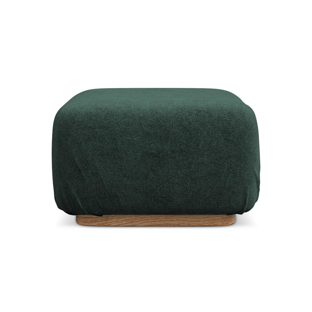 Thumbnail - Makamii Pouf, Dunkelgrün, Textil, 1-Sitzer, Füllung: Schaumstoff, 83x95x41 cm, Made in EU, Wohnzimmer, Hocker, Sitzhocke...