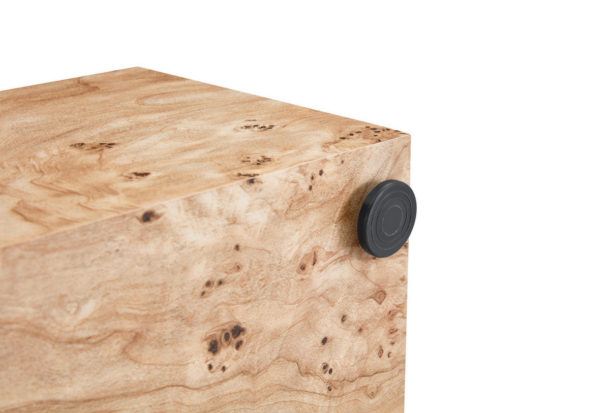 COUCHTISCH aus MDF 90x50x30 cm in Holzfarben mit pflegeleichter Oberfläche - Eichefarben, Holzwerkstoff (90/50/30cm) - IVMEU
