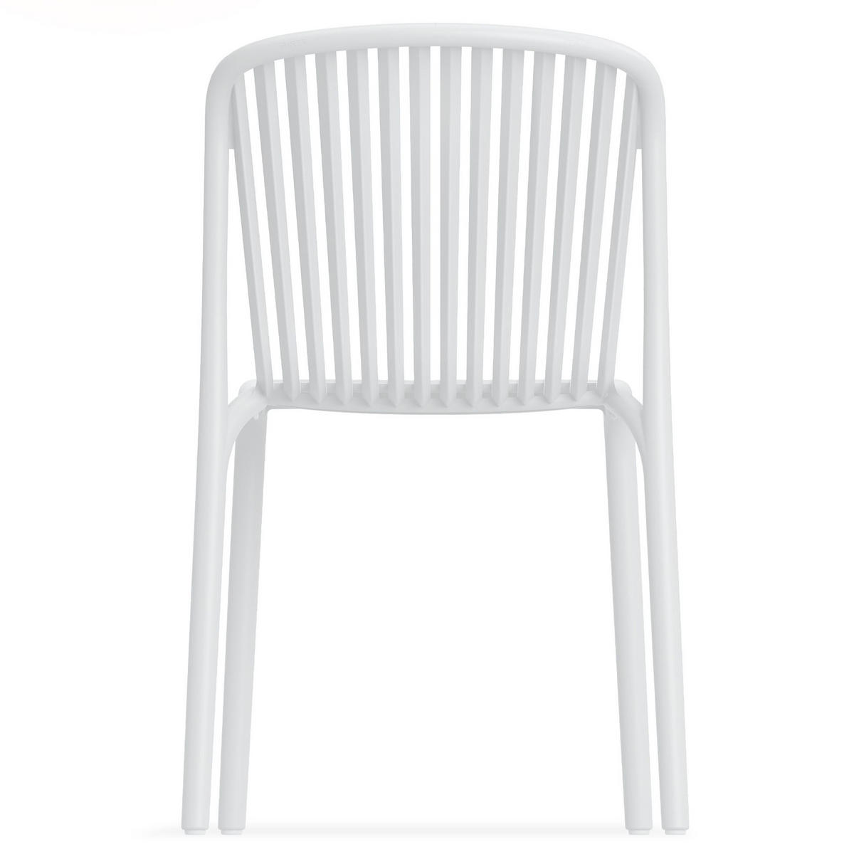 GARTENSTUHL FICCARI 4-er Set, Weiß - Weiß, Kunststoff (52/82.5/53cm) - KONSIMO®