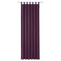 SCHLAUFENVORHANG IM UNI DESIGN DOVE Blickdicht - Brombeere, Textil (140/0.5/255cm) - Tom Tailor